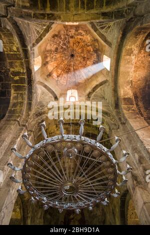 L'Arménie, Canyon Débède, Odzoun, Saint Astvatsatsin Church, 5e siècle, le légendaire lieu de sépulture pour les langes de l'enfant Jésus Christ, de l'intérieur Banque D'Images