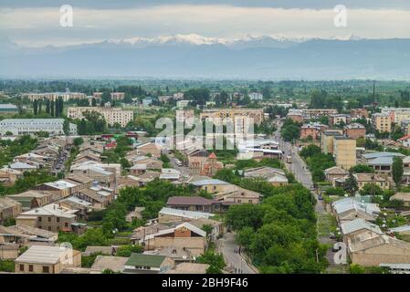 La Géorgie, Gori, augmentation de la ville de Gori Fortress Banque D'Images