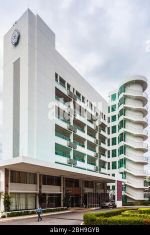 Cambodge, Sihanoukville, Independence Beach, Hôtel Independence des années 1960, extérieur Banque D'Images