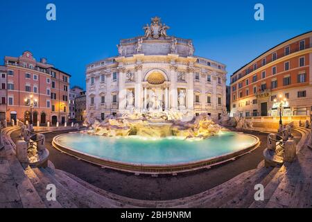 Fontaine de Trevi à Rome, Italie Banque D'Images