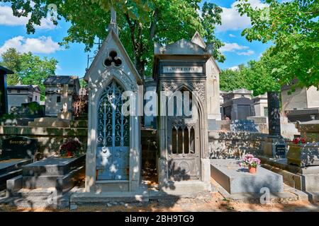 Cimetière du Père-Lachaise, Paris, France Banque D'Images