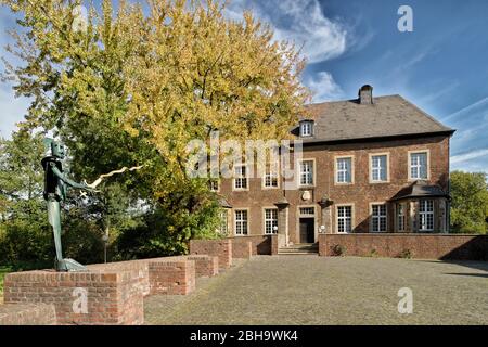 Burg Vondern, Vonderort, district d'Oberhausen, Oberhausen, Rhénanie-du-Nord-Westphalie, Allemagne Banque D'Images