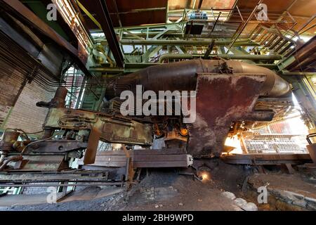 Haut fourneau 3, LWL-Industriemuseum Henrichshütte à Hattingen, Rhénanie-du-Nord-Westphalie, Allemagne Banque D'Images