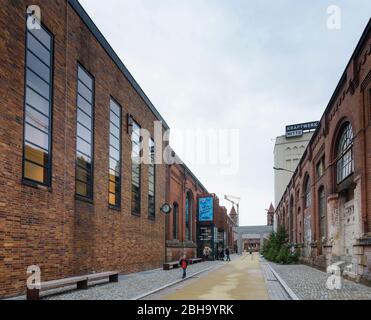 Dresde: Opérette Staatsoperette et Théâtre Young Generation dans l'ancienne centrale Kraftwerk Mitte en Saxe, Saxe, Saxe, Allemagne Banque D'Images