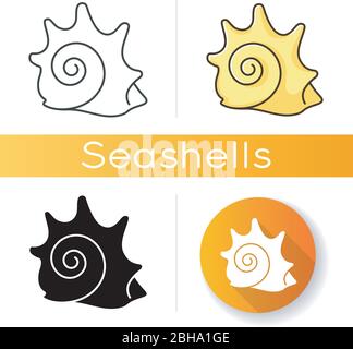Icône Rock shell Illustration de Vecteur