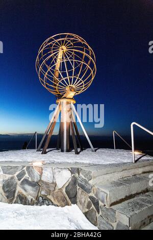 Europe, Norvège, Finnmark, Municipalité de Nordkapp, Nordkapp Banque D'Images