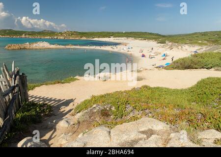 Spiaggia di Rena Majore, province d'Olbia-Tempio, Méditerranée, Sardaigne, Italie Banque D'Images