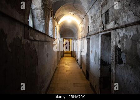 Le Kilmainham Jail de Dublin a tenu certains des leaders politiques et militaires les plus célèbres de l'histoire irlandaise, tels que Robert Emmet, Charles Stewart Parnell, t Banque D'Images