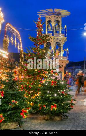 Weihnachtsmarkt am Bahnhofsplatz, Brême, Allemagne, Europa Banque D'Images
