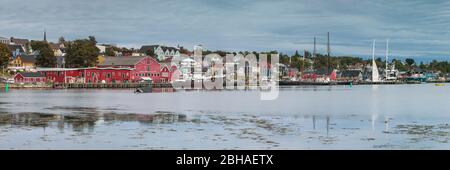 Le Canada, la Nouvelle-Écosse, Lunenburg, UNESCO World Heritage village de pêcheurs Banque D'Images