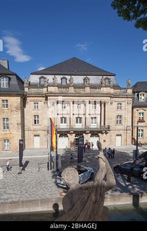 Opéra Margravial à Opernstrasse, Bayreuth, Haute-Franconie, Franconie, Bavière, Allemagne, Europe Banque D'Images