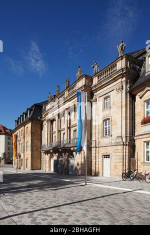 Opéra Margravial à Opernstrasse, Bayreuth, Haute-Franconie, Franconie, Bavière, Allemagne, Europe Banque D'Images