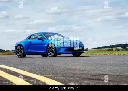 Michelstadt, Hesse, Allemagne, Renault Alpine A 110, construit en 2018, 252 ch, capacité 1,8 litre Banque D'Images