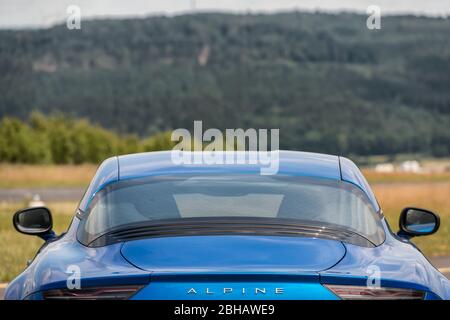 Michelstadt, Hesse, Allemagne, Renault Alpine A 110, construit en 2018, 252 ch, capacité 1,8 litre Banque D'Images