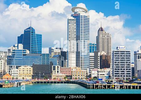 Skyline Auckland, Auckland, île du Nord, Nouvelle-Zélande Banque D'Images