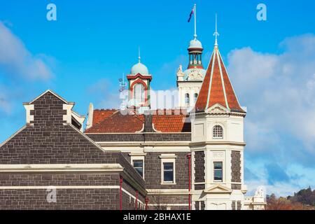 La gare de Dunedin, Dunedin, Otago, île du Sud, Nouvelle-Zélande, Banque D'Images