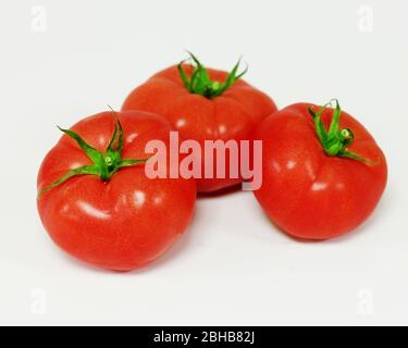 tomate ancienne également connue sous le nom de tomate patrimoniale Banque D'Images