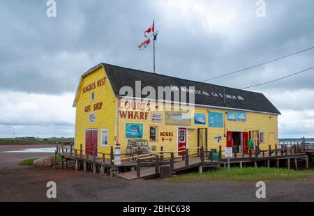 Seagull's Nest – une boutique de cadeaux historique à North Rustico, Île-du-Prince-Édouard, Canada Banque D'Images