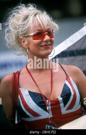 Bentley supporter 2001 le Mans 24 heures course Banque D'Images