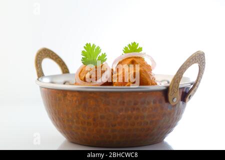 Spécialités alimentaires indiennes. Plat indien - Malai Kofta ou Veg Kofta. Banque D'Images