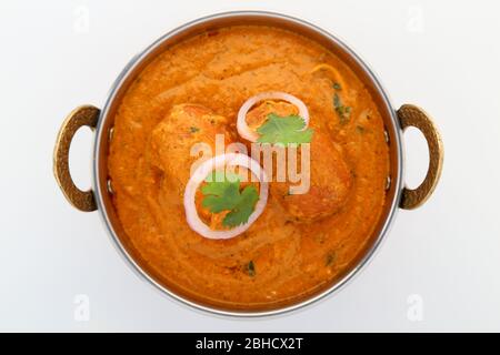 Spécialités alimentaires indiennes. Plat indien - Malai Kofta ou Veg Kofta. Banque D'Images