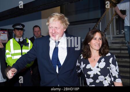 Boris Johnson, député conservateur britannique d'Uxbridge et de South Ruislip, ancien maire de Londres, et principal militant pour la Grande-Bretagne t Banque D'Images