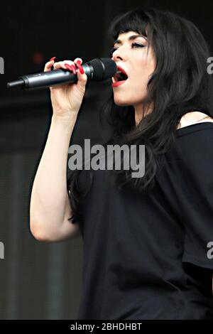 Alex Hepburn se produit sur scène à Barclaycard présent British Summer Time Hyde Park à Hyde Park le 14 juillet 2018 à Londres, en Angleterre. Banque D'Images