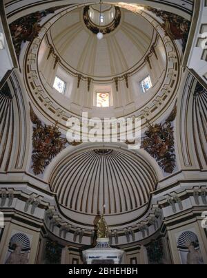 L'INTÉRIEUR DE LA IGLESIA DE LA NATIVIDAD - CAPILLA DE SAN FAUSTO - 1691. Auteur : MATIAS ROMAIN. Emplacement : IGLESIA DE LA NATIVIDAD. MEJORADA DEL CAMPO. MADRID. L'ESPAGNE. Banque D'Images