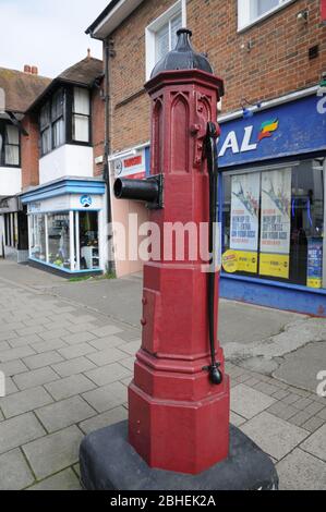 Pump, High Street, Great Dunmow, Essex Banque D'Images