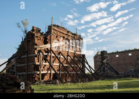 Carmelo, Colonia / Uruguay; 27 décembre 2018: Ruines anciennes jésuites dans l'Estancia del Río de las Vacas, connue aujourd'hui sous le nom de la Calera de las Huerfanas Banque D'Images