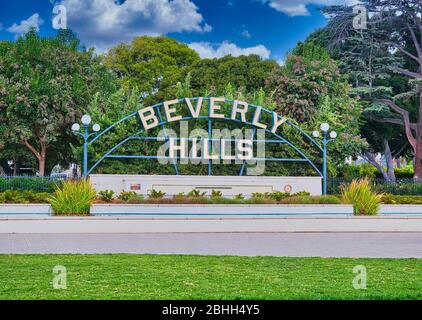 Beverly Hills Sign Banque D'Images