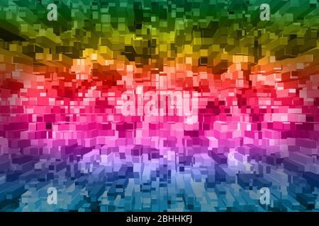 Techno Rainbow couleurs fond abstrait pour le design. Gradient. Banque D'Images