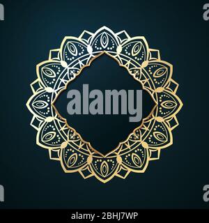 Fond noir doré Illustration de Vecteur