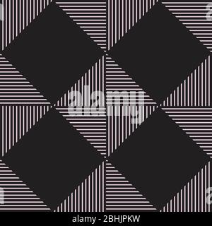 Géométrie vectorielle simple avec motif rhombus à lignes audacieuses pour fond d'écran et arrière-plan. Texture moderne avec lignes, rayures. Illustration vectorielle Illustration de Vecteur