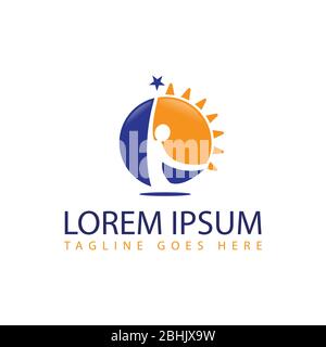 Conception du concept de symbole vectoriel de caractère humain. Symbole d'icône représentant une silhouette abstraite. Illustration vectorielle EPS.8 EPS.10 Illustration de Vecteur