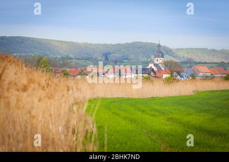 Augsfeld près d'Hassfurt en Allemagne Banque D'Images