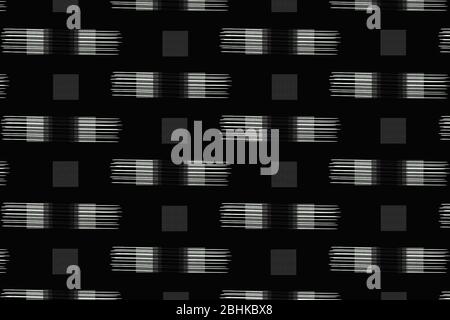 Motif géométrique. Texture noir et blanc. Motif graphique moderne. Banque D'Images