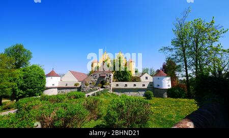 Erbach (Danube), Allemagne : Panorama du château Banque D'Images
