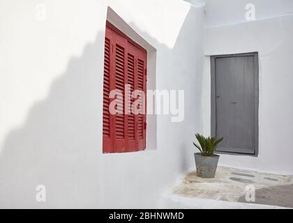 Anafiotika, une île sous l'acropole Banque D'Images