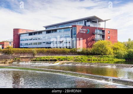 Ayrshire College, Ayr, Ayrshire, Écosse, Royaume-Uni Banque D'Images