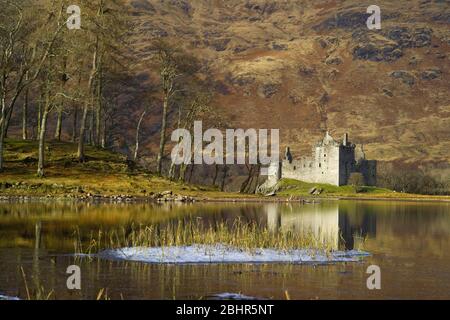 Château de Klchun. Loch Awe, Argyll Banque D'Images