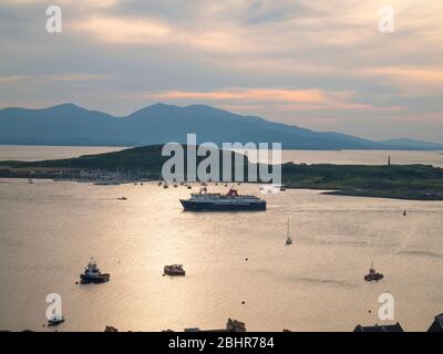 Baie d'Oban au crépuscule, Argyll Banque D'Images