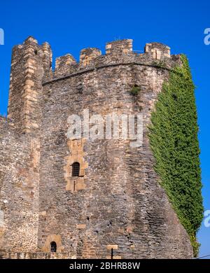 Torre del homenaje. Castillo de Ponferrada. León. Castille León. España. Banque D'Images