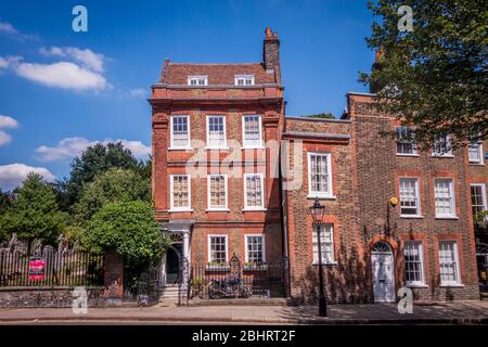 Londres- bâtiments résidentiels à Hampstead Village, une zone riche du nord-ouest de Londres Banque D'Images