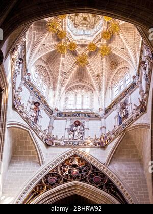 Cimborrio de la Catedral del Salvador. Saragosse. Aragón. España Banque D'Images