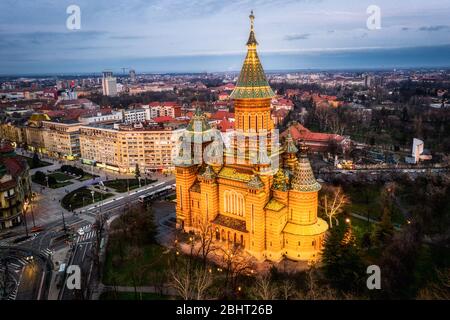 Cathédrale métropolitaine de Timisoara Banque D'Images