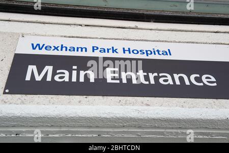 Slough, Berkshire, Royaume-Uni. 1 août 2018. Hôpital de Wexmm Park à Slough, partie de la Fritmley Health NHS Foundation Trust. Crédit : Maureen McLean/Alay Banque D'Images