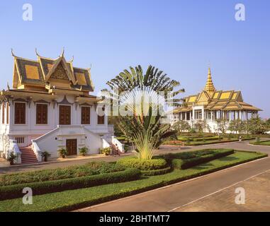 Pavillon Moonlight au Palais Royal du Cambodge, Phnom Penh, Royaume du Cambodge Banque D'Images