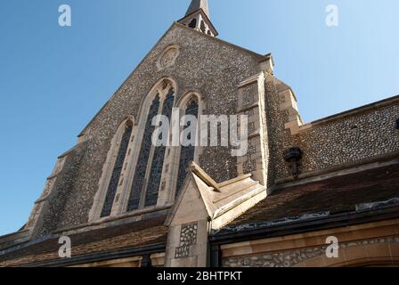 Église Saint-Barnabas, route maritime, Bexhill TN40 par Sir Arthur Blomfield Banque D'Images