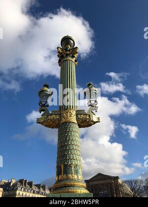 Paris, place de la concorde Banque D'Images